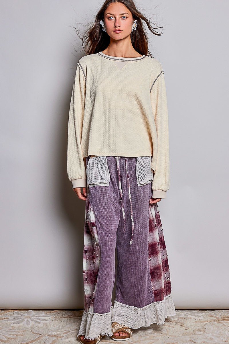 Nothing Serious Cut-And-Sew Vintage Washed Top - Westly