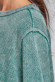 Nothing Serious Cut-And-Sew Vintage Washed Top - Westly