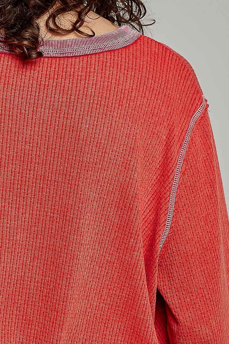 Nothing Serious Cut-And-Sew Vintage Washed Top - Westly