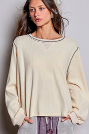 Nothing Serious Cut-And-Sew Vintage Washed Top - Westly
