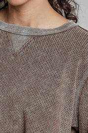 Nothing Serious Cut-And-Sew Vintage Washed Top - Westly