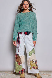 Nothing Serious Cut-And-Sew Vintage Washed Top - Westly