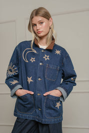 Nova Embroidered Denim Jacket - Westly