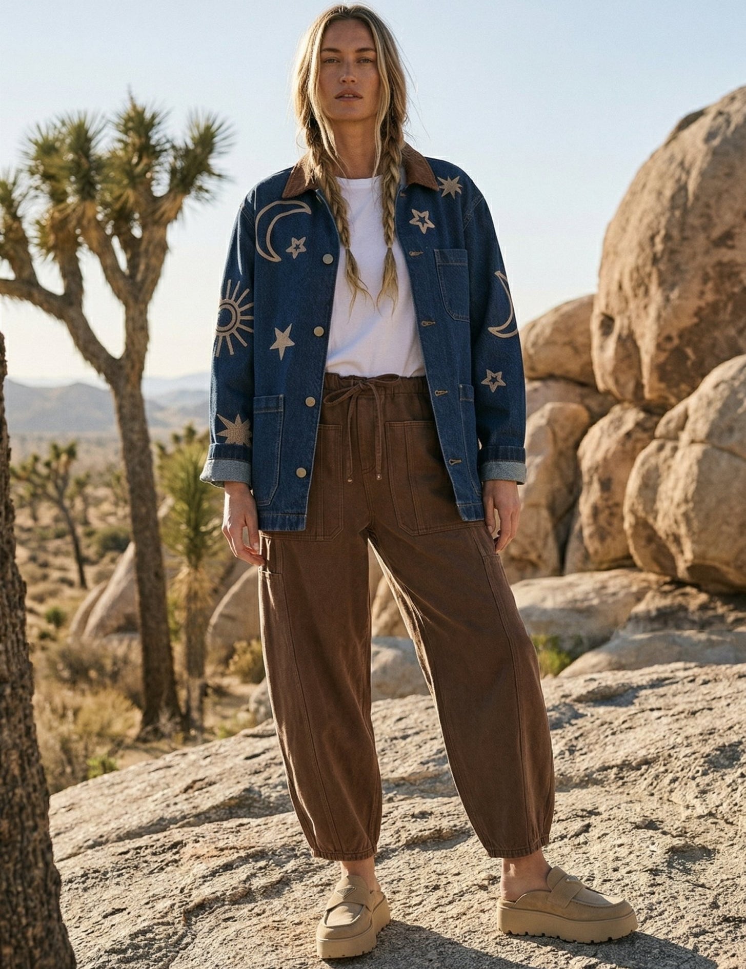 Nova Embroidered Denim Jacket - Westly