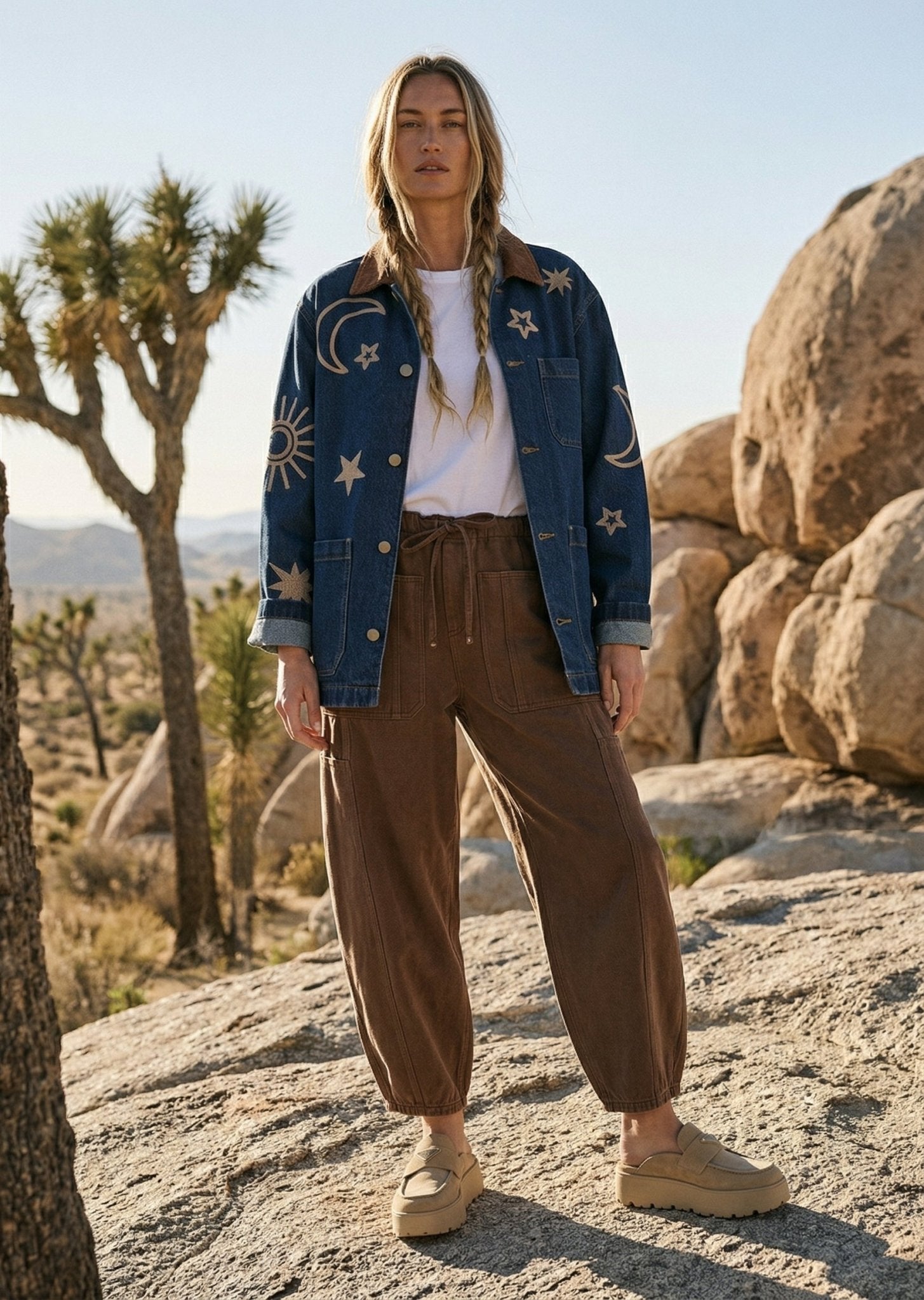 Nova Embroidered Denim Jacket - Westly