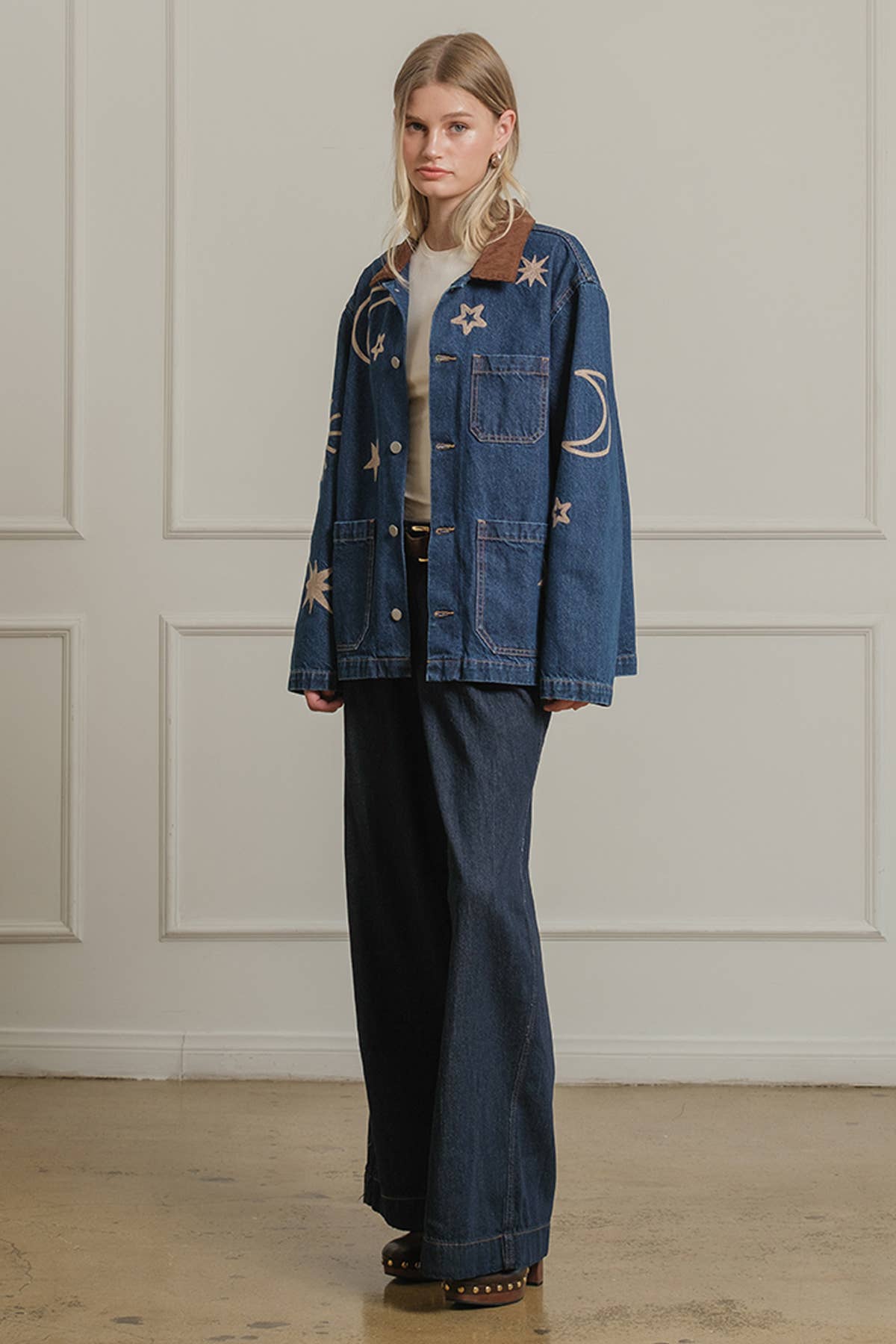 Nova Embroidered Denim Jacket - Westly