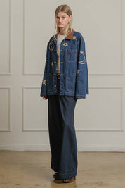 Nova Embroidered Denim Jacket - Westly