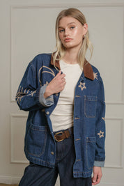 Nova Embroidered Denim Jacket - Westly