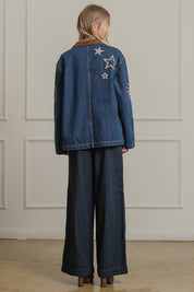 Nova Embroidered Denim Jacket - Westly