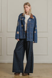 Nova Embroidered Denim Jacket - Westly