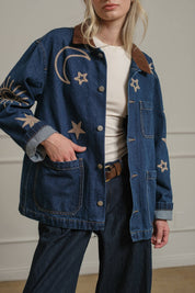 Nova Embroidered Denim Jacket - Westly