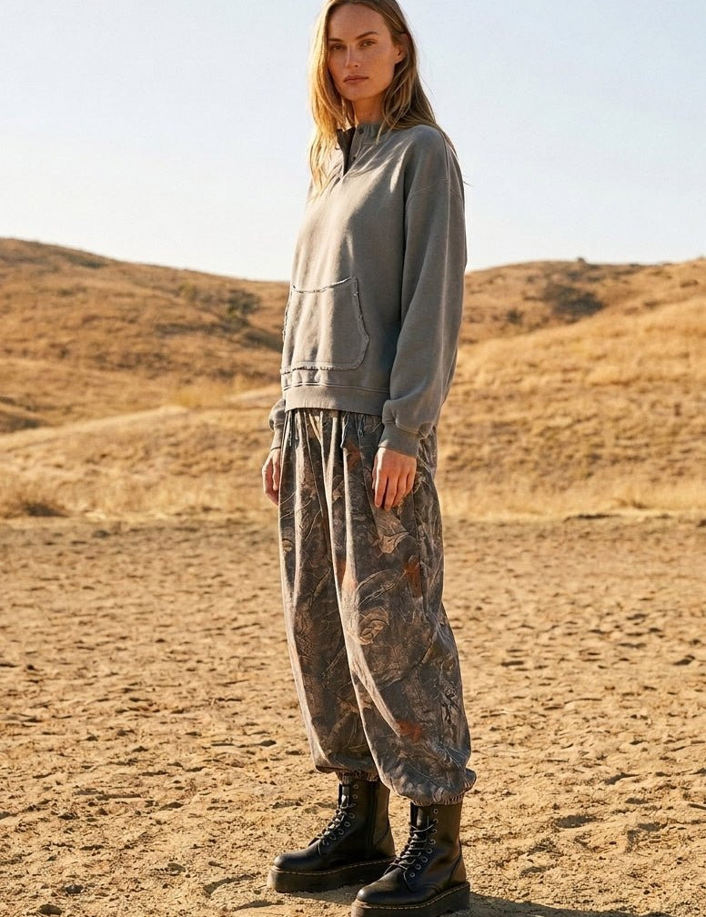 Oak Creek Denim Trim Camo Joggers - Westly