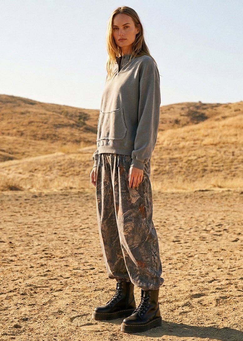 Oak Creek Denim Trim Camo Joggers - Westly