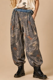Oak Creek Denim Trim Camo Joggers - Westly