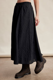 Oak Terrace Gingham Maxi Skirt in Deep Green - product photo 8