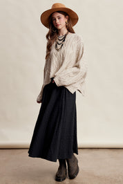 Oak Terrace Gingham Maxi Skirt in Deep Green - product photo 11