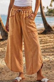 Oceanside Mineral Washed Tulip Hem Pants - Westly