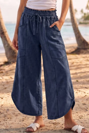 Oceanside Mineral Washed Tulip Hem Pants - Westly