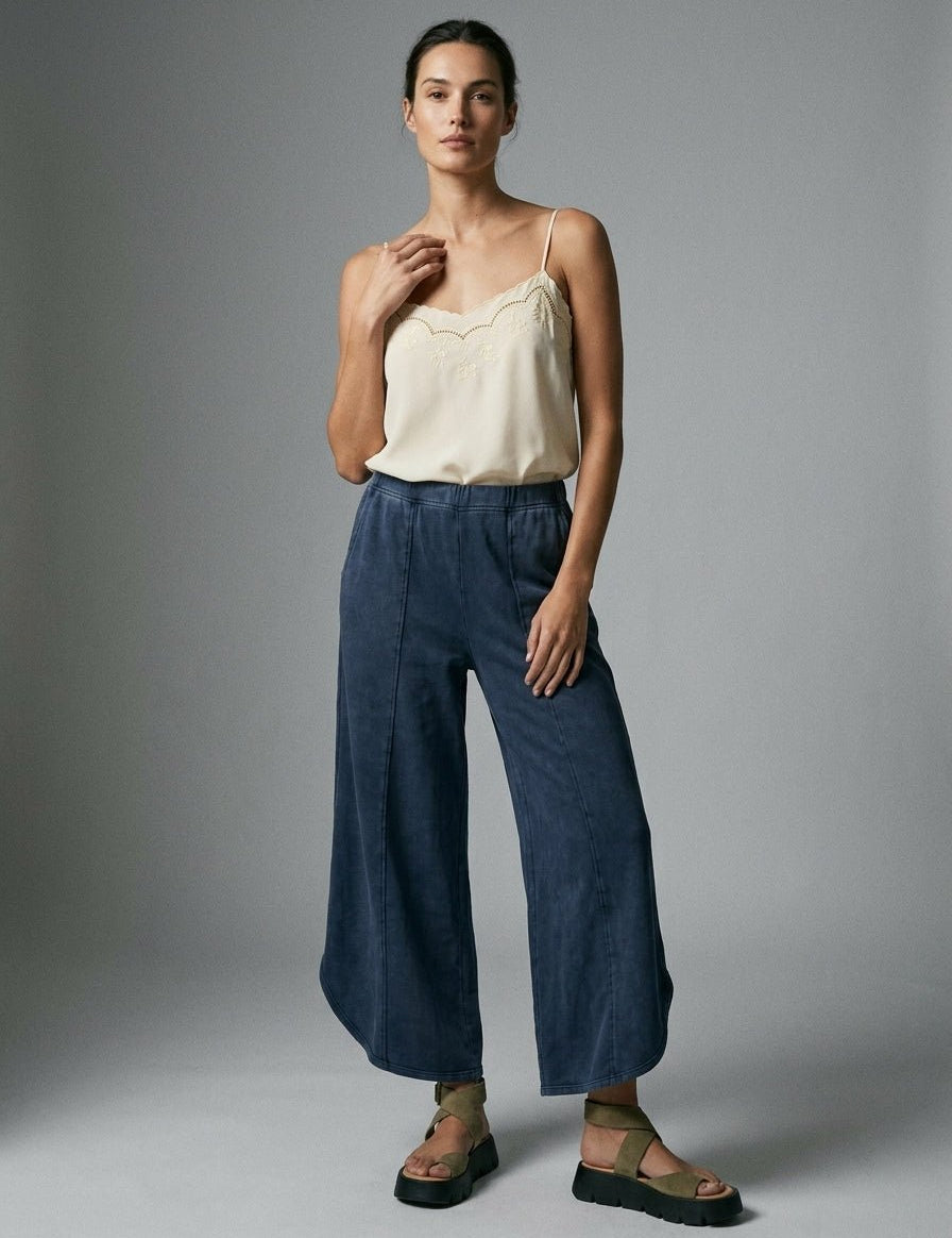 Off Duty Acid Wash Tulip Hem Sweatpants - Westly
