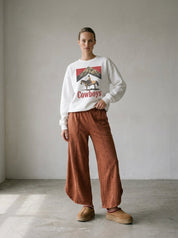 Off Duty Acid Wash Tulip Hem Sweatpants - Westly