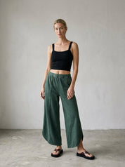 Off Duty Acid Wash Tulip Hem Sweatpants - Westly