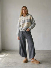 Off Duty Acid Wash Tulip Hem Sweatpants - Westly