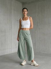 Off Duty Acid Wash Tulip Hem Sweatpants - Westly