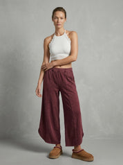 Off Duty Acid Wash Tulip Hem Sweatpants - Westly