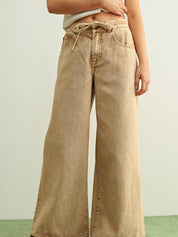 Ojai Washed Color Pants with Self Belt - Westly