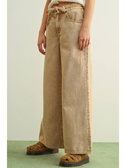 Ojai Washed Color Pants with Self Belt - Westly