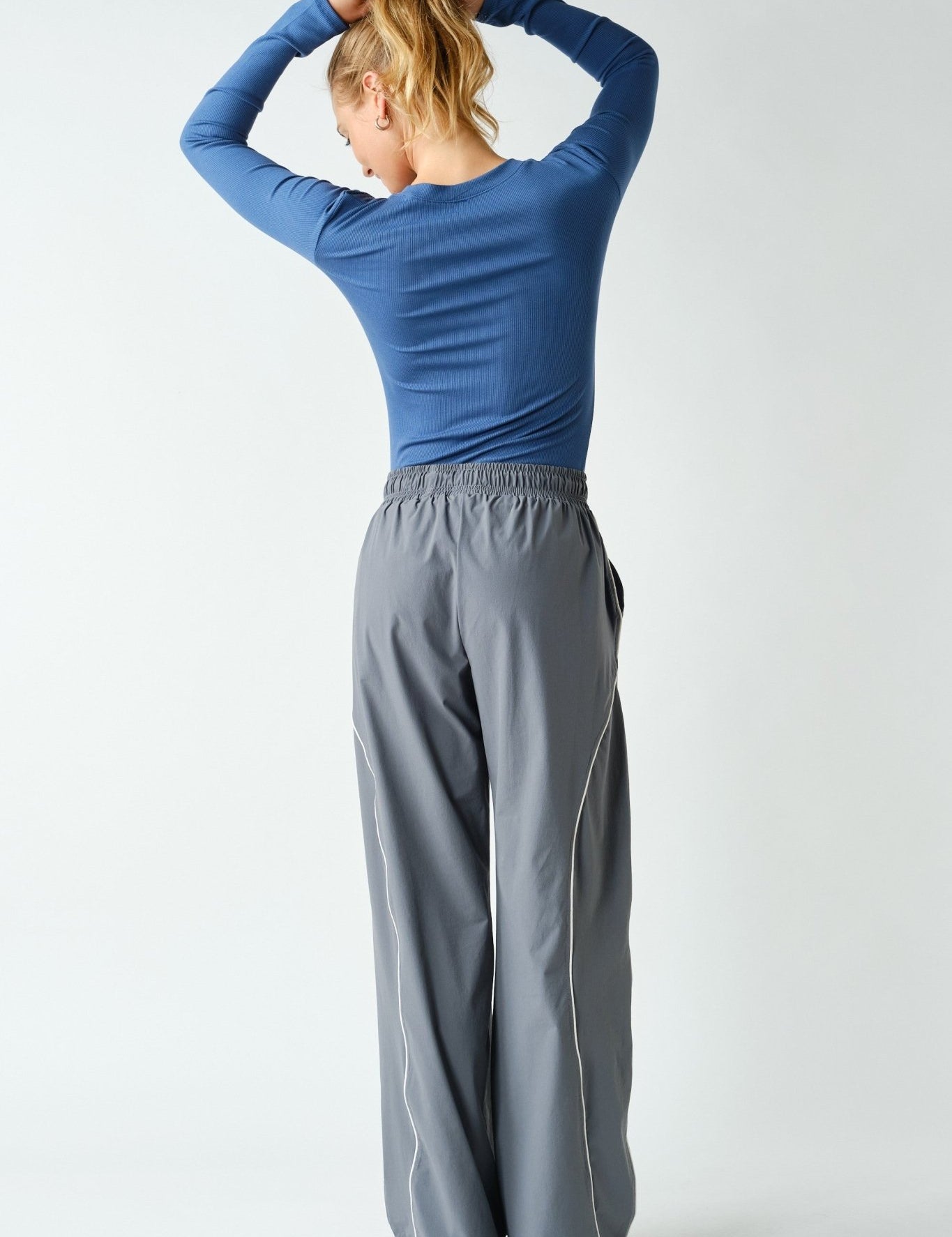 On Pace Micro Rib Long Sleeve Top - Westly