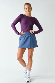 On Pace Micro Rib Long Sleeve Top - Westly