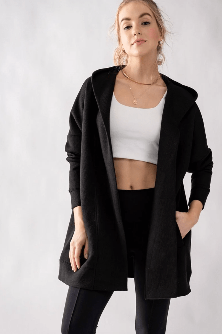 On - The - Go Hooded Cardigan - Westly