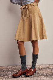 Opalstone Belted A-Line Midi Skirt - Westly