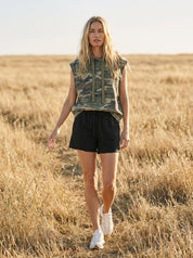 Open Range Camo Sleeveless Hoodie - Westly