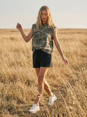 Open Range Camo Sleeveless Hoodie - Westly