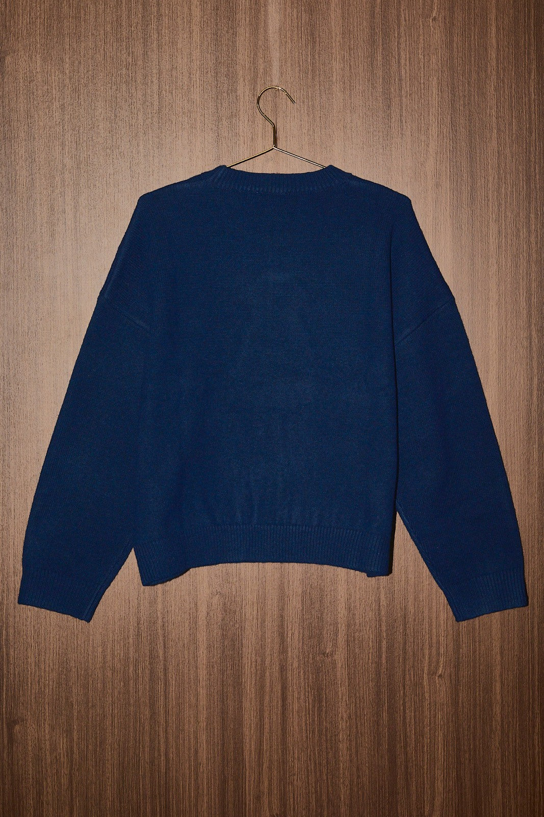 Otis Santa Pug Knit Sweater in Navy — product photo 06