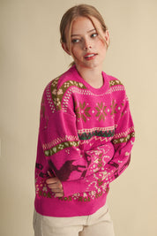 Out West Horse Fair Isle Sweater - Westly