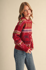 Out West Horse Fair Isle Sweater - Westly