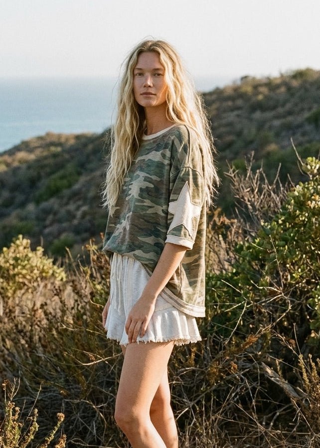 Outpost Camo Star Tee - Westly