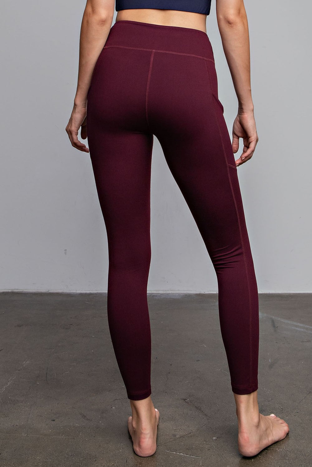 Pace Note High Rise Pocket Leggings in Cassis, photo 2