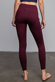 Pace Note High Rise Pocket Leggings in Cassis, photo 2