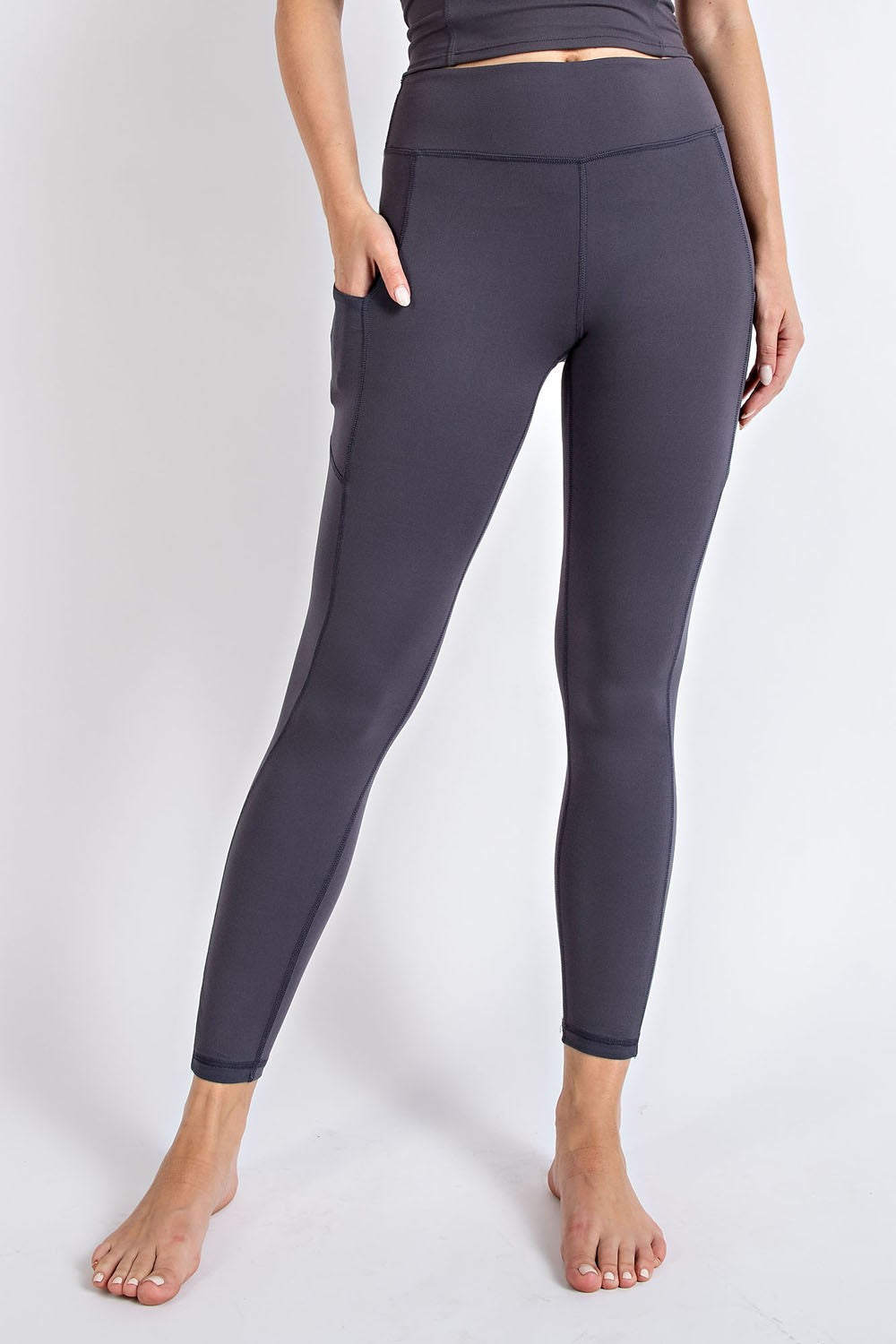 Pace Note High Rise Pocket Leggings in Charcoal, photo 1