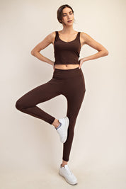 Pace Note High Rise Pocket Leggings in Espresso, photo 1