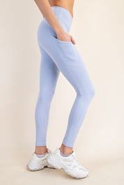 Pace Note High Rise Pocket Leggings in Pastel Blue, photo 1