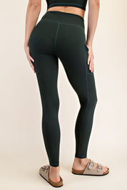 Pace Note High Rise Pocket Leggings in Regency Green, photo 1