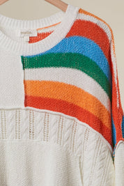 Pacific Coast Cable Knit Sweater With Scalloped Hem - Westly