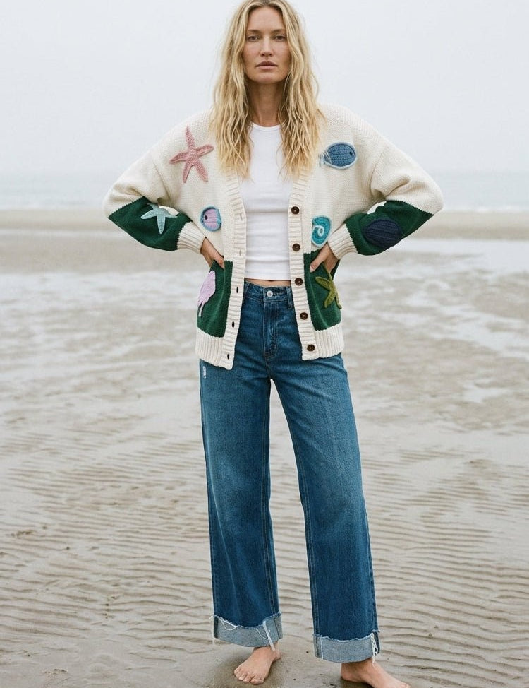 Pacific Grove Patchwork Cardigan - Westly
