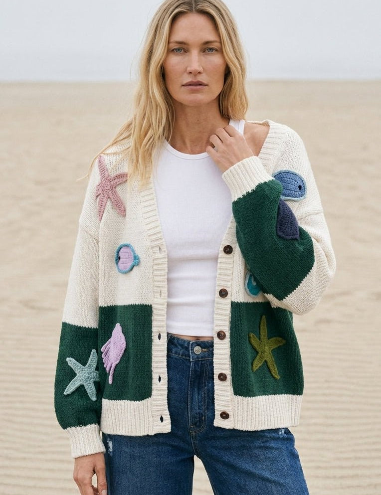Pacific Grove Patchwork Cardigan - Westly