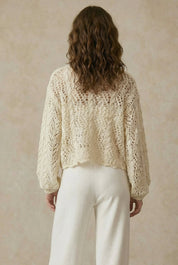 Painted Petals Crochet Cardigan - Westly